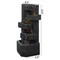 Gardenised Water Fountain with LED Light for Indoor and Outdoor Accent with Soothing Waterfall Sound Ideal for Home Office Patio Backyard Deck Porch Balcony and Tabletop Display, Modern Steps Flow